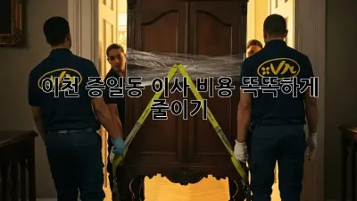 이천 증일동 이사, 비용 똑똑하게 줄이기!